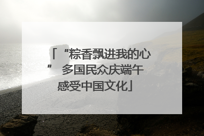 “粽香飘进我的心” 多国民众庆端午感受中国文化