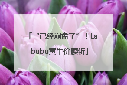 “已经崩盘了”！Labubu黄牛价腰斩