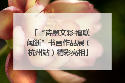“诗墨文彩·福联闽浙”书画作品展（杭州站）精彩亮相