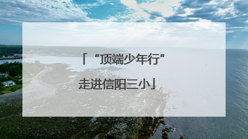 “顶端少年行”走进信阳三小