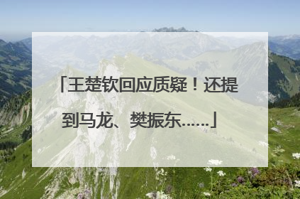 王楚钦回应质疑！还提到马龙、樊振东……