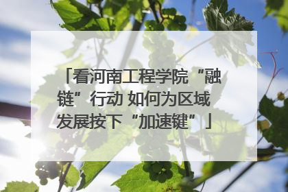 看河南工程学院“融链”行动 如何为区域发展按下“加速键”