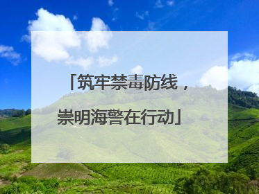 筑牢禁毒防线，崇明海警在行动