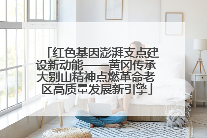 红色基因澎湃支点建设新动能——黄冈传承大别山精神点燃革命老区高质量发展新引擎
