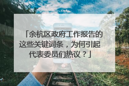 余杭区政府工作报告的这些关键词条，为何引起代表委员们热议？