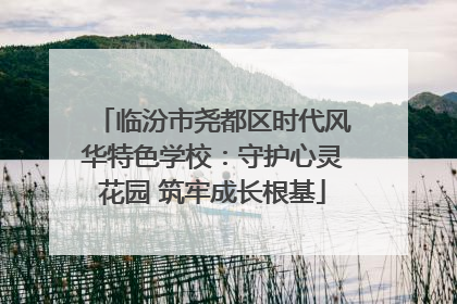 临汾市尧都区时代风华特色学校：守护心灵花园 筑牢成长根基