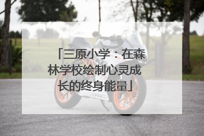 三原小学：在森林学校绘制心灵成长的终身能量