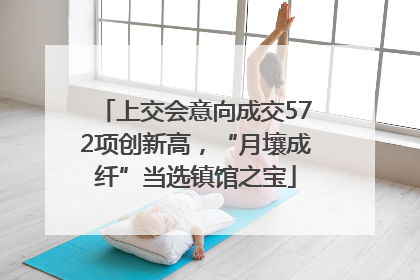 上交会意向成交572项创新高，“月壤成纤”当选镇馆之宝
