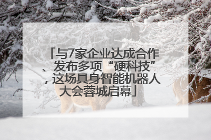 与7家企业达成合作、发布多项“硬科技”，这场具身智能机器人大会蓉城启幕