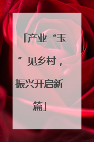产业“玉”见乡村，振兴开启新篇