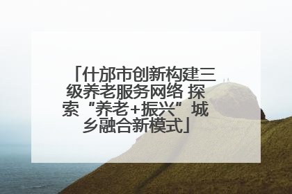 什邡市创新构建三级养老服务网络 探索“养老+振兴”城乡融合新模式