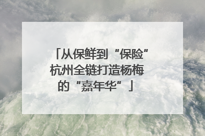 从保鲜到“保险” 杭州全链打造杨梅的“嘉年华”