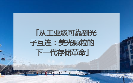 从工业级可靠到光子互连：美光颗粒的下一代存储革命