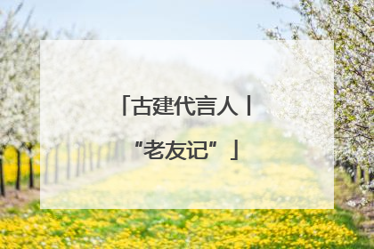 古建代言人丨“老友记”