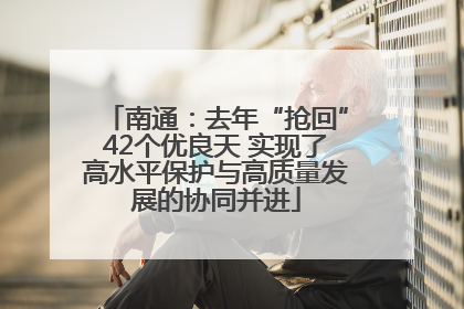 南通：去年“抢回”42个优良天 实现了高水平保护与高质量发展的协同并进