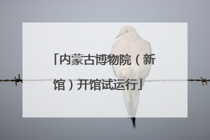 内蒙古博物院（新馆）开馆试运行