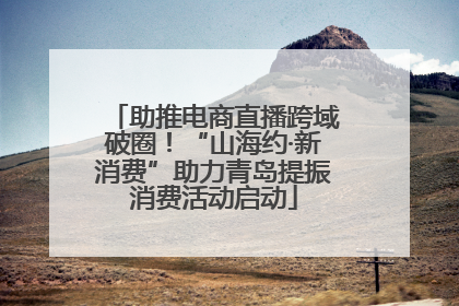 助推电商直播跨域破圈！“山海约·新消费”助力青岛提振消费活动启动
