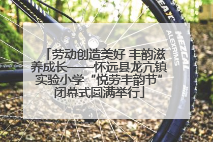 劳动创造美好 丰韵滋养成长——怀远县龙亢镇实验小学“悦劳丰韵节”闭幕式圆满举行