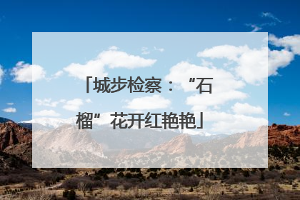 城步检察：“石榴”花开红艳艳