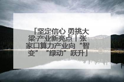 坚定信心 勇挑大梁·产业新亮点丨张家口算力产业向“智变”“绿动”跃升