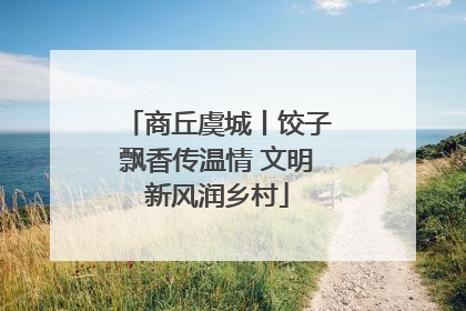 商丘虞城丨饺子飘香传温情 文明新风润乡村