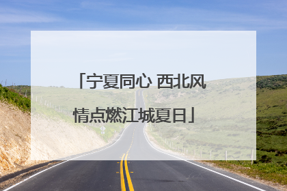 宁夏同心 西北风情点燃江城夏日