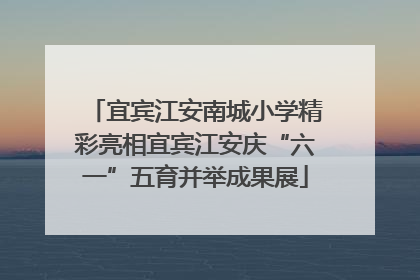 宜宾江安南城小学精彩亮相宜宾江安庆“六一”五育并举成果展
