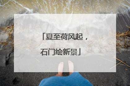 夏至荷风起，石门绘新景