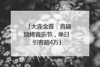 大连金普：首届烧烤音乐节，单日引客超4万