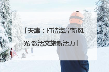 天津：打造海岸新风光 激活文旅新活力
