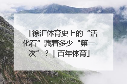 徐汇体育史上的“活化石”藏着多少“第一次”？｜百年体育