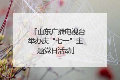 山东广播电视台举办庆“七一”主题党日活动