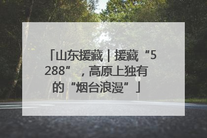 山东援藏｜援藏“5288”，高原上独有的“烟台浪漫”