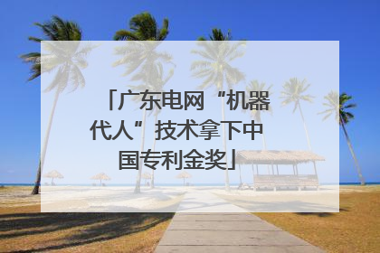 广东电网“机器代人”技术拿下中国专利金奖
