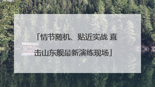 情节随机、贴近实战 直击山东舰最新演练现场