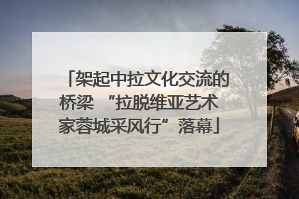 架起中拉文化交流的桥梁 “拉脱维亚艺术家蓉城采风行”落幕