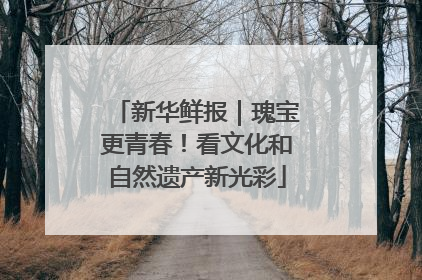 新华鲜报｜瑰宝更青春！看文化和自然遗产新光彩