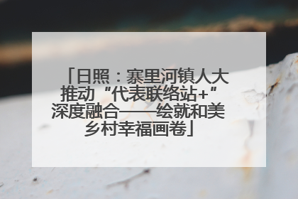 日照：寨里河镇人大推动“代表联络站+”深度融合——绘就和美乡村幸福画卷