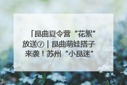 昆曲夏令营“花絮”放送⑦｜昆曲萌娃搭子来袭！苏州“小昆迷”姐弟期待同台演绎“姑苏水磨调”
