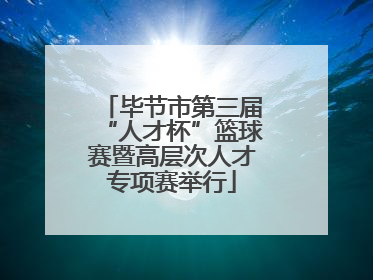 毕节市第三届“人才杯”篮球赛暨高层次人才专项赛举行
