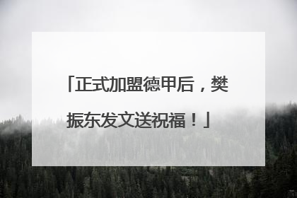 正式加盟德甲后，樊振东发文送祝福！