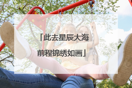 此去星辰大海 前程锦绣如画