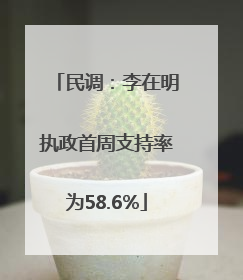 民调：李在明执政首周支持率为58.6%