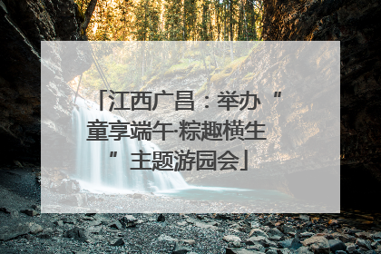 江西广昌：举办“童享端午·粽趣横生”主题游园会