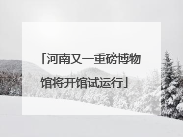 河南又一重磅博物馆将开馆试运行