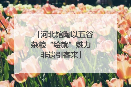 河北馆陶以五谷杂粮“绘就”魅力非遗引客来