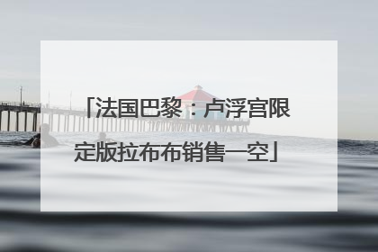 法国巴黎：卢浮宫限定版拉布布销售一空