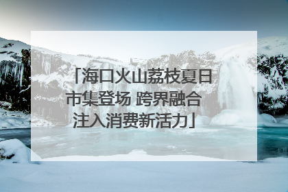 海口火山荔枝夏日市集登场 跨界融合注入消费新活力