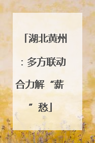 湖北黄州：多方联动合力解“薪”愁