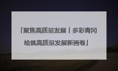 聚焦高质量发展丨多彩青冈 绘就高质量发展新画卷